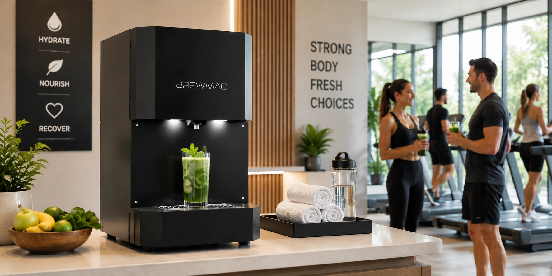 Mocktail Machine for Gym and Fitness Centers: Real Fruit, Zero Proof, High Margin