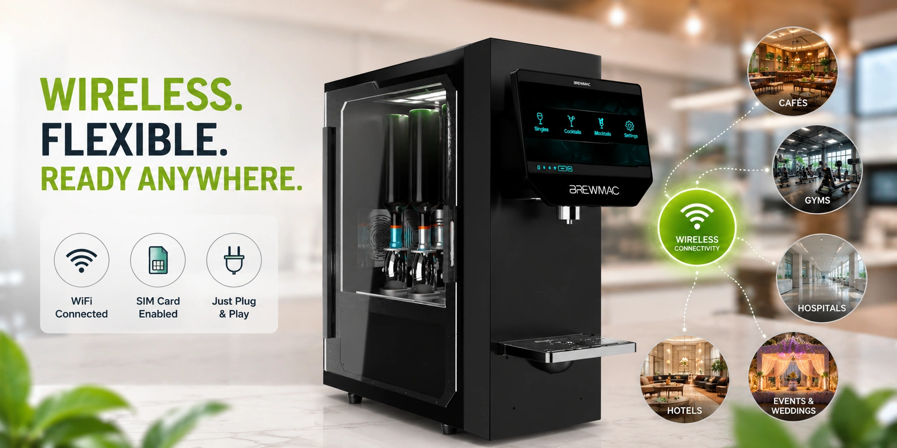 Wireless Cocktail Vending Machine: Connectivity, Placement and What It Means for Your Venue